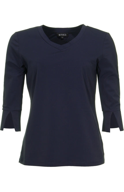 Mi Piace Travel top navy 202095 Stretchshop.nl