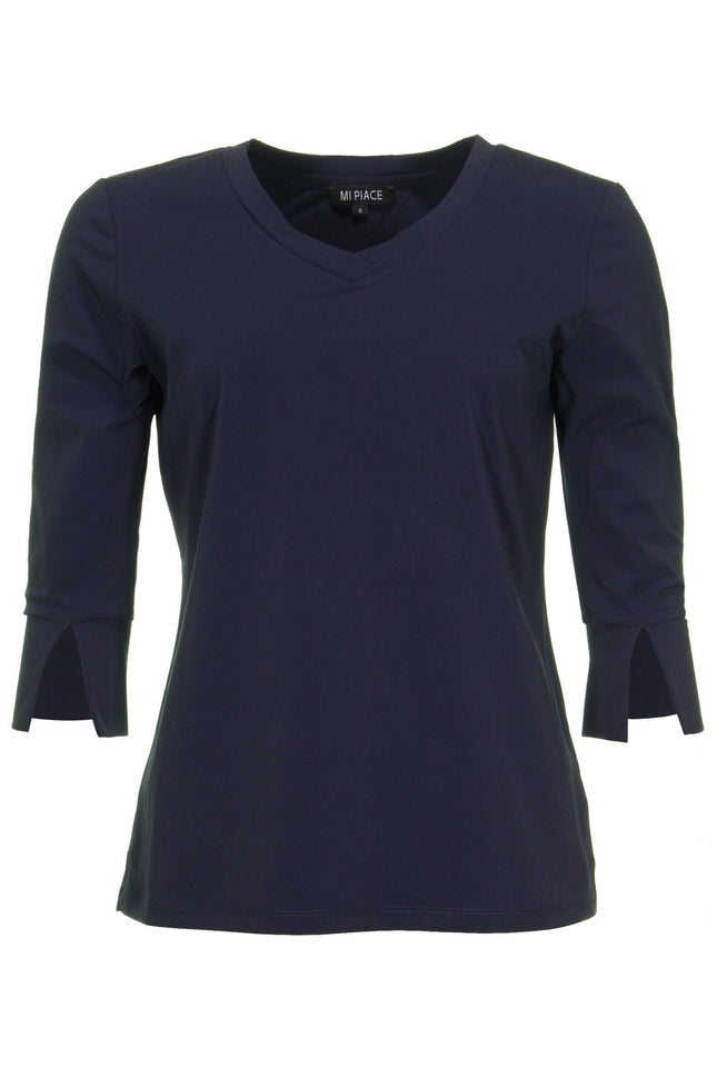 Mi Piace Travel top navy 202095 Stretchshop.nl