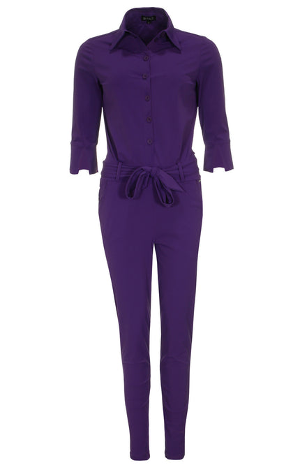 Mi Piace Travel jumpsuit purple 202033 Stretchshop.nl