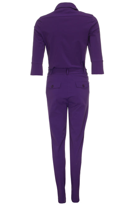 Mi Piace Travel jumpsuit purple 202033 Stretchshop.nl