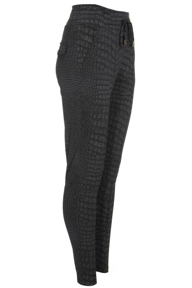 Mi Piace Travel broek croco grey 202016 Stretchshop.nl