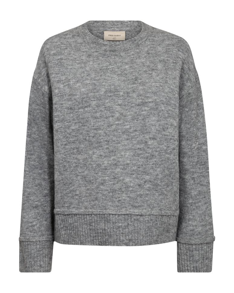 Freequent Trui fqmulle-pullover medium grey Stretchshop.nl