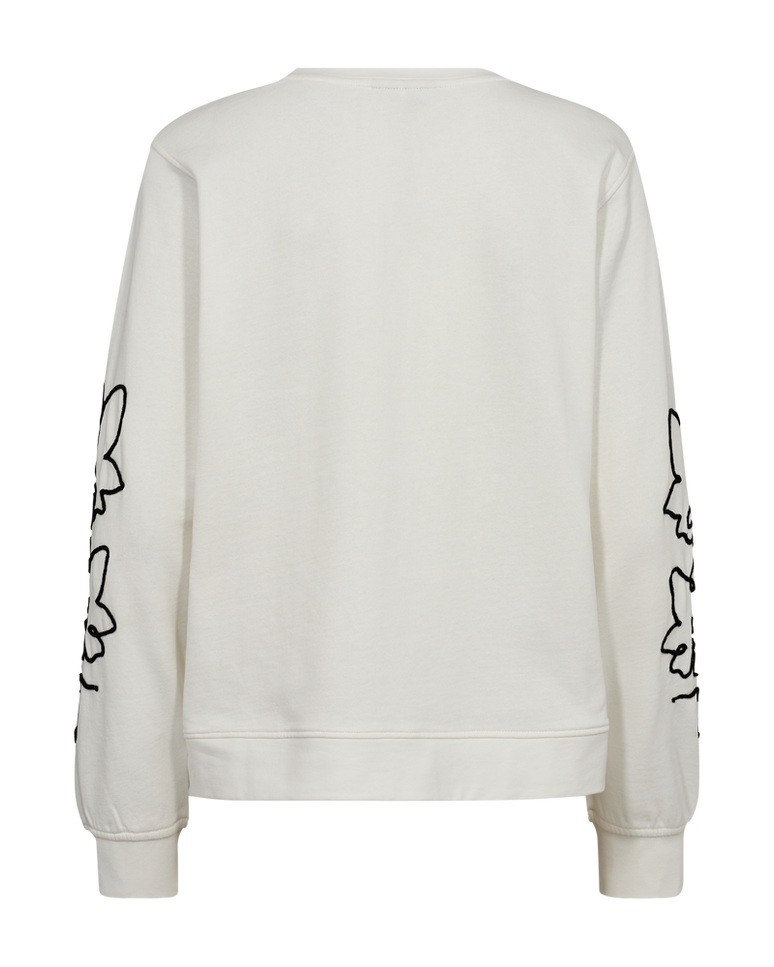 Trui fqnale-pullover star offwhite w. black