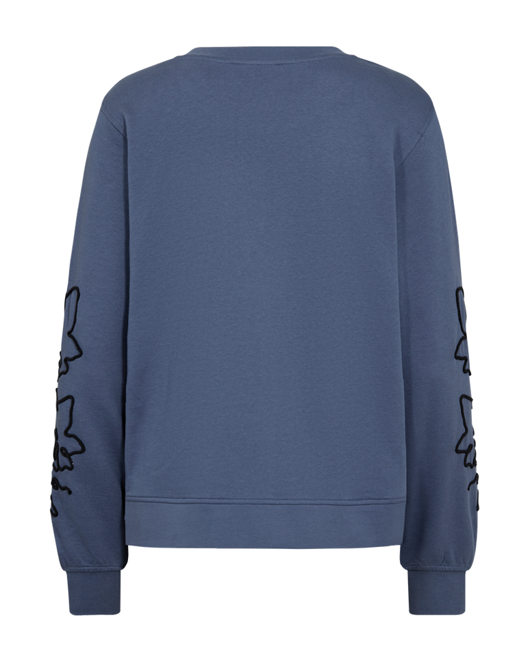 Trui fqnale-pullover vintage indigo w. black