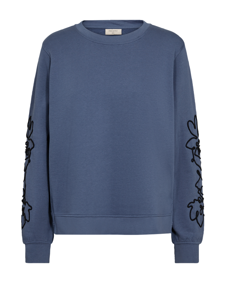 Trui fqnale-pullover vintage indigo w. black