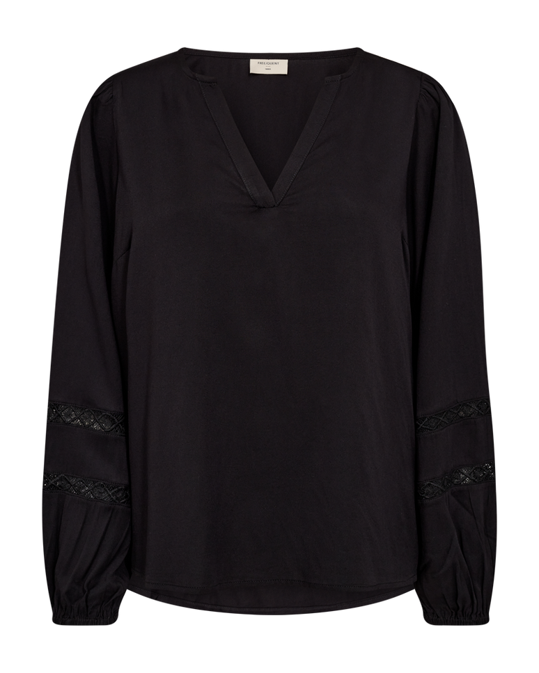 Freequent Blouse fqmaze black Stretchshop.nl