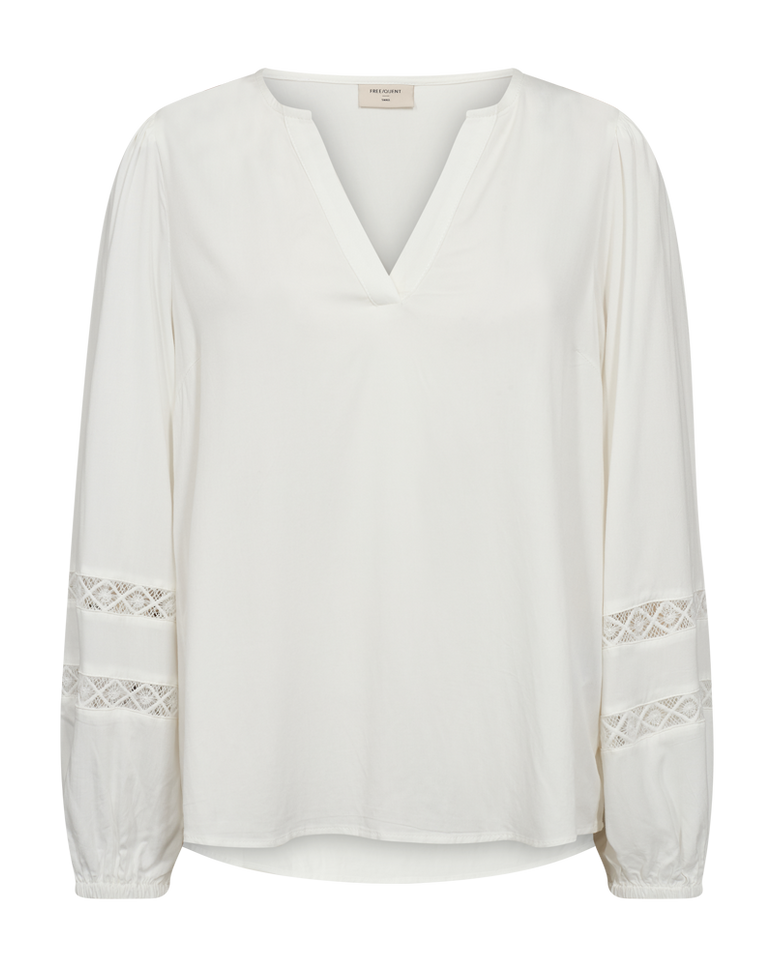 Freequent Blouse fqmaze offwhite Stretchshop.nl