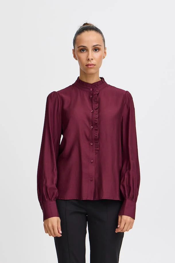 Ichi Blouse ihkarlani Port Royale SH Stretchshop.nl