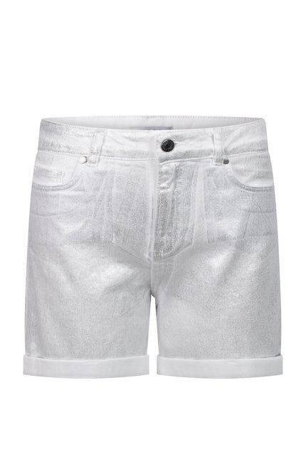 Zoso Short coated jeans ruby white 242 Stretchshop.nl