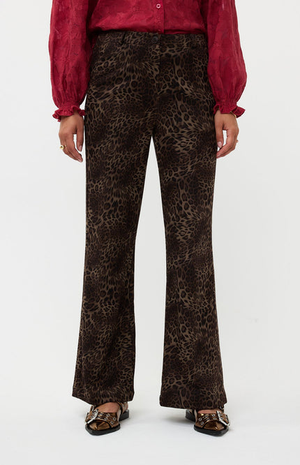 Ydence Broek Chaja Leopard Stretchshop.nl