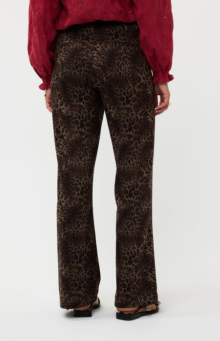 Ydence Broek Chaja Leopard Stretchshop.nl