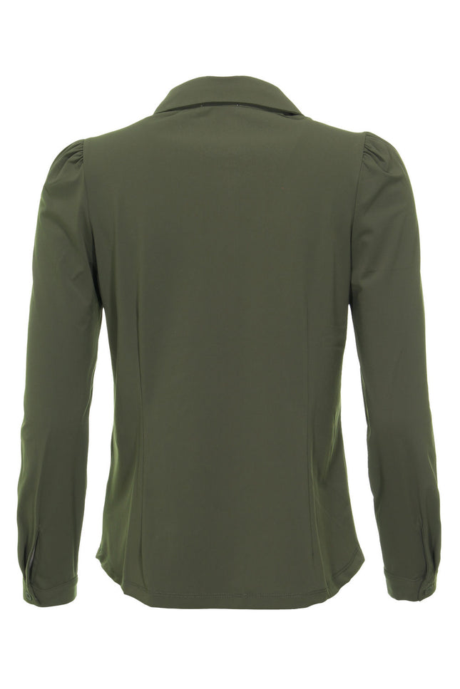 Zoso Travel blouse kim army 244 Stretchshop.nl