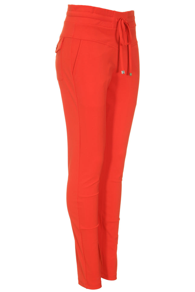 Zoso Travel Broek Amber red 245 Stretchshop.nl