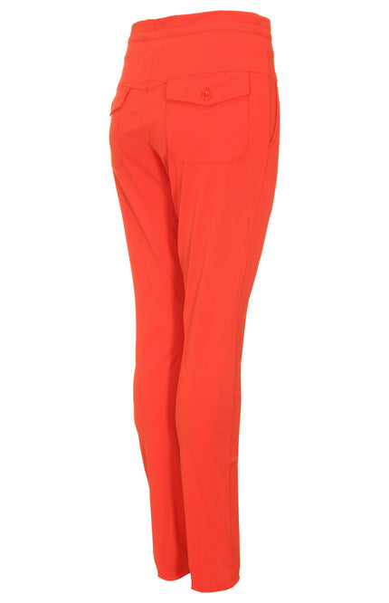 Zoso Travel Broek Amber red 245 Stretchshop.nl