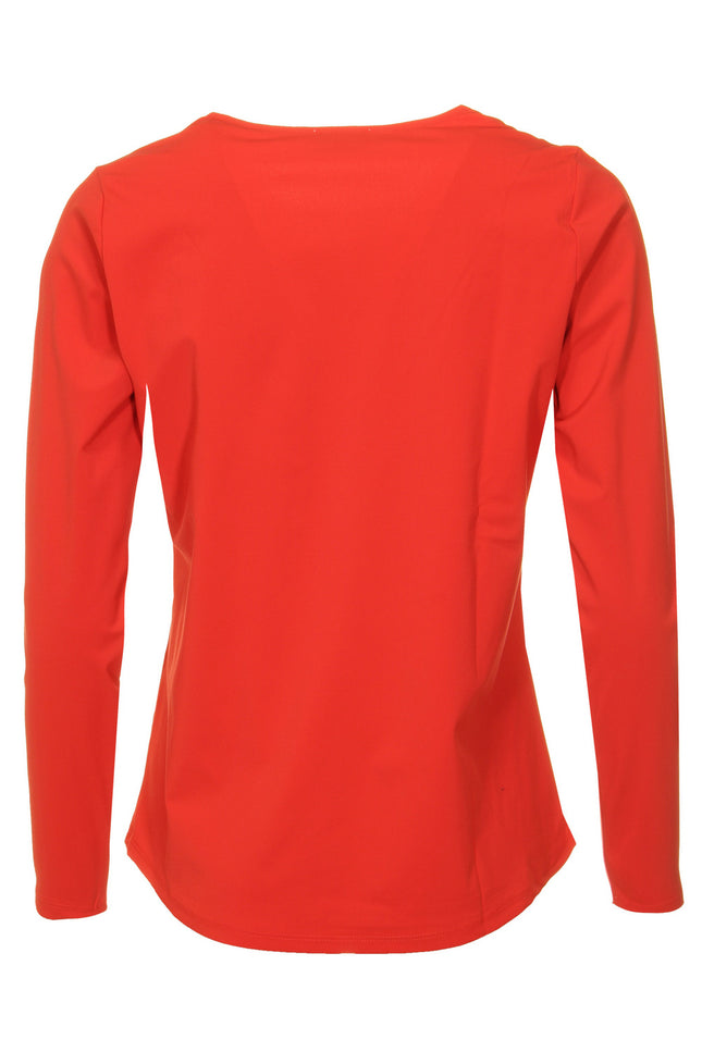 Zoso Travel blouse romee red 245 Stretchshop.nl