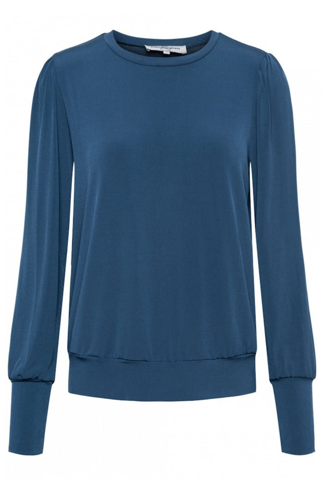 &Co woman Top laureen denim TO225 Stretchshop.nl